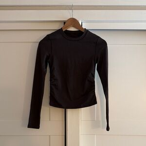 Vuori Dark Brown Long Sleeve Women's Top
